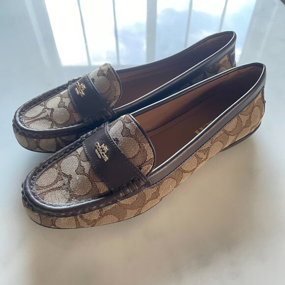 BRAND New Coach Monogram Penny Loafer (SIze 8) - Picture 1 of 4